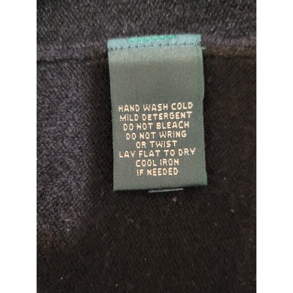 LAUREN RALPH WOMEN'S 100% CASHMERE SWEATER MULTICOLOR SIZE M #892 - Picture 9 of 11